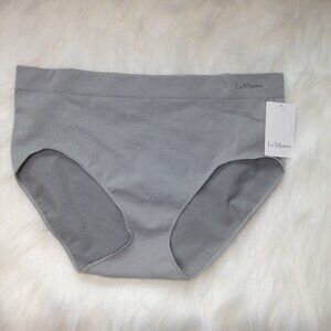 Le Mystere Seamless Comfort Brief Heather Grey XL NWT
